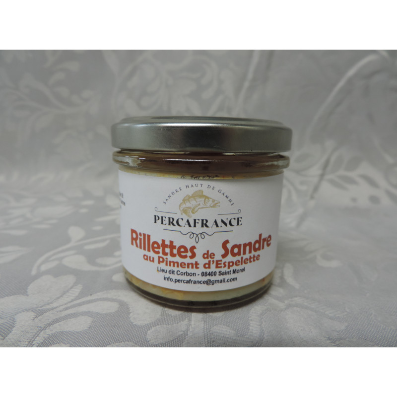 Rillettes de Sandre "Piment d'Espelette"